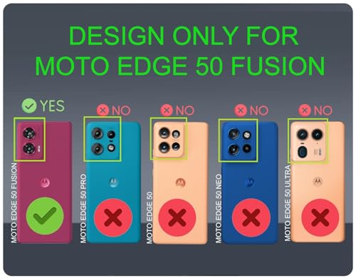 Image of Back case Plastic Shock Proof & Kickstand with Camera Protection Hybrid Back Cover Case for Motorola Edge 50 Fusion, Motorola G85 5G (Black)