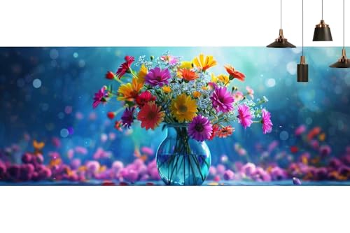 Kit Complet Broderie Diamant 5D Fleur | Canevas Strass Point de Croix M310 - 2