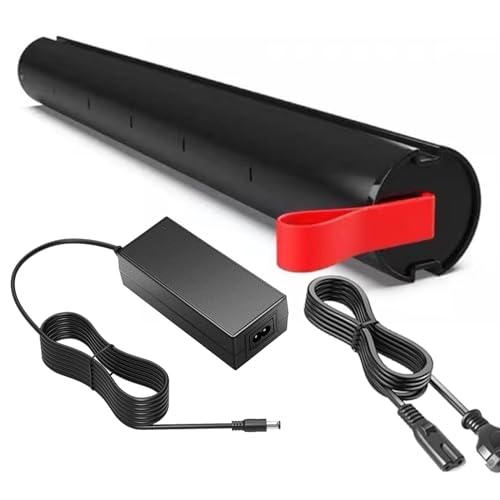 FREEDOH Electric Scooter Battery 36V Lithium Battery 36V Lithium Ion Battery 5.2AH 6.4AH 7AH Folding Scooter Battery with Charger for 0-300W Motor,36v5.2ah