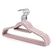 Gain de place, Cintres de velours non glissants de 4 pcs costume Hanger Ultra mince Espace Économie à 360 degrés Crochet fort et durable pour Manteaux Chemises Costumes (Color : PK 4pcs)