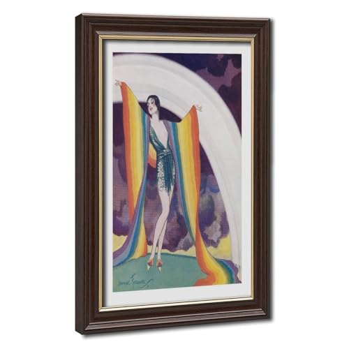 Poster pin-up vintage Arthur Ferrier pour décorer un bureau moderne