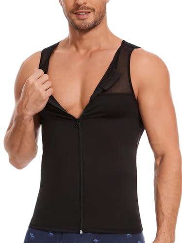 Men Compression Vest Shapewear Tummy Control Slimming Body Shaper Tank Sleeveless Compression Shirt3
