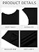 PASLTER Mens Tank Tops Sleeveless T Shirts Deep V Neck Loose Casual Summer Beach Basic Tank Shirts Black