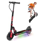 Aolorozo E200 180W Electric Scooter for Adults Teens, 10MPH 10-Mile Foldable Commuter Scooter with 8" All-Terrain Tires, 220LB Capacity & 15% Grade, 4H Charge Aerospace Aluminum (red) -  Yongkang Anluosen Sports Equipment Co., Ltd.