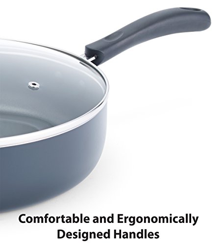 T-Fal 32406037632 Specialty Nonstick Saute Pan With Glass Lid 5 Quart thumb #6
