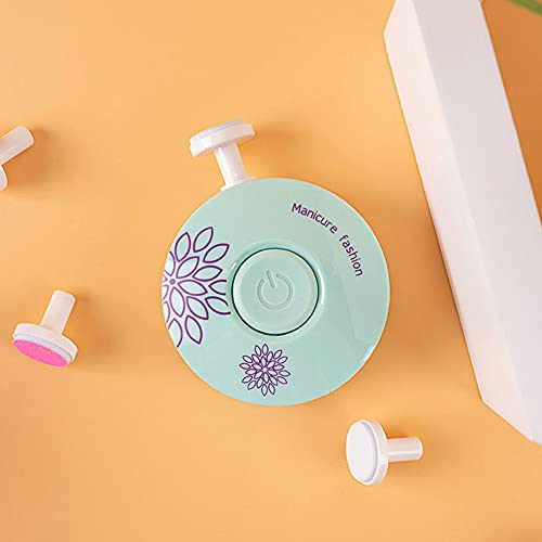 Conjunto de 3 cabeças de moagem para manicure elétrico apontador de unhas para bebês e crianças cort