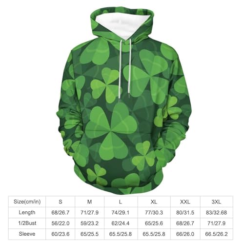 Sweatshirt pull trèfle UMENG sweat unisexe haut de gamme aux finitions durables taille S