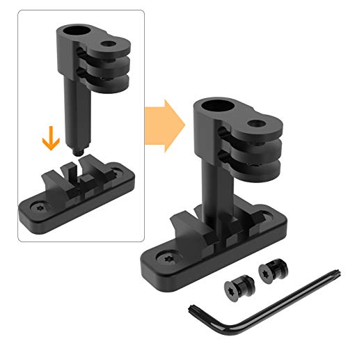 XAegis Keymod GoPro Mount, 2 in 1 Side Gun Rail Mount for GoPro and Keymod Picatinny Rail, 90 Degree Camera Mount for Keymod System - Thumbnail 4
