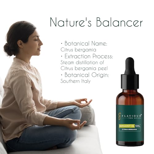 Aceite esencial de bergamota 10ml puro y natural miniatura 3