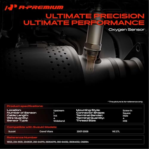 Sensor de Oxígeno A-Premium para Suzuki Grand Vitara 2007-2008 miniatura 2