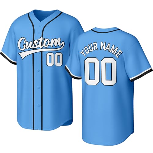 Camiseta de béisbol personalizada con nombre, número y logo bordados, transpirable para uniforme de equipo miniatura 1
