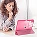 TiMOVO Case for iPad (A16) 11th Generation 11 Inch 2025, iPad 10th Generation Case 10.9 Inch 2022 with Pencil Holder,Slim Protective Cover with Clear Back Shell,Auto Wake/Sleep, Watermelon Pink