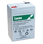 6V Battery, Lucas 6 Volt 4ah battery, 6V 4.0Ah, 6V 4.5ah Lead Acid Rechargeable Battery For General purpose, Scooter, Quad Bikes, Childrens Kids Toy Car, Ride on Motocycle Battery, Alarm, Bike
