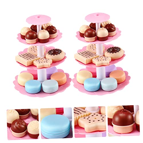 ibasenice 6 Conjuntos Bolo De Brinquedo Caso De Terno Infantil Ternos Infantis Rosquinhas De Brinque