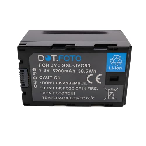 Batería SSL-JVC50 de 7.4v recargable para JVC JY-HM360 y GY-HMQ10