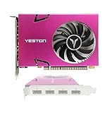 carte graphique yeston  Yeston Radeon RX550 Carte graphique de gaming 4 Go de RAM GDDR5 128 bits 6000 MHz HDMI *4 GPU, carte graphique Mainstream pour PC Gaming