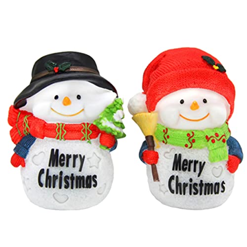 Veilleuse de Noël bonhomme de neige LED, le cadeau idéal pour décorer une chambre