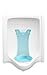 T Market - SH-CLN Splash Hog Urinal Screen – Clean Scent | Reduces Splash-Back | Long Lasting Fragrance | Deodorizes for up to 60 Days | 6-Pack, Light Blue