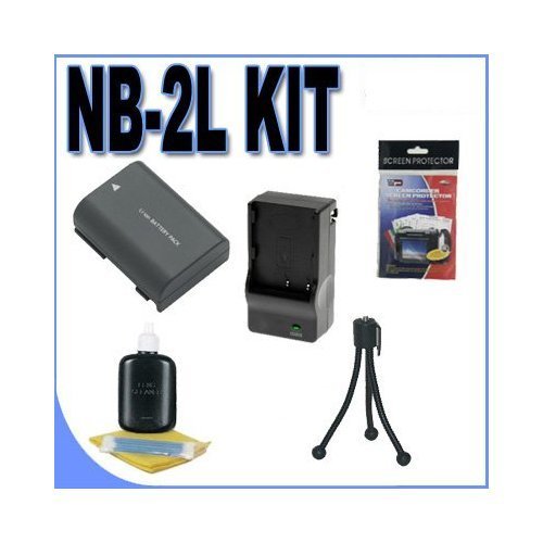 BigVALUEInc Accessory Saver NB-2L Lithium Ion Battery/Rapid Charger Bundle for Canon ZR, Elura, HFR11, HFR100 Camcorders