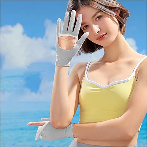 proteção solar para mulheres dirigindo | UV Block Ice Cool Summer | respiráveis palma oca para cicli