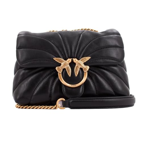 Pinko Borsa Love Puff Mini Cl Nera Butterfly Quilt - Nero, Unica