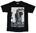 Star Wars Mens T-Shirt - Skateboarding Chewbaca Image on Black (Medium)