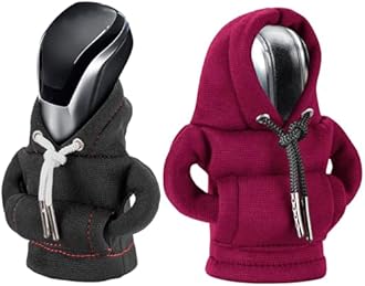 Gear Shift Hoodie Cover, Universal Shift Knob Hoodie, Mini Hoodie for Car Shifter, Automotive Interior Cute Gadgets, Car Accessories and Decorations
