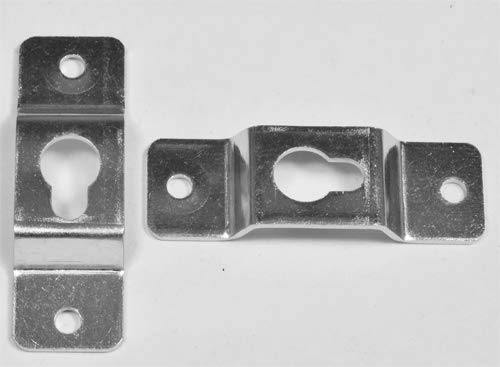 10 Pack Key Hole Hanger Raised Center with 20 1/2" x 6 Screws