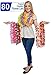 80 Count Hawaiian Flower Lei for Luau Party - Bulk Set of Floral Necklace Leis Vibrant Colors Assortment for Party Favors, Garland Decorations or Ornaments for Any Occasion