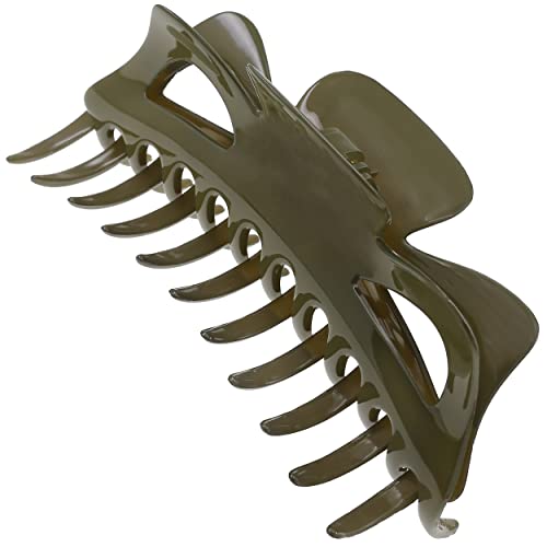 Camila Paris CP3501 French Large Hair Clips for Women Thick Hair for Long Curly Wavy Hair, Girls Hair Claw Clip, Durable Styling Big Claw Clip for Thick Hair, Strong Hold No Slip Grip, Made in France