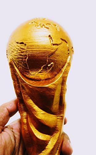 Taça da Copa do Mundo 2022 Réplica 25 cm Plástico ABS Copa do Mundo 2022 Decoração