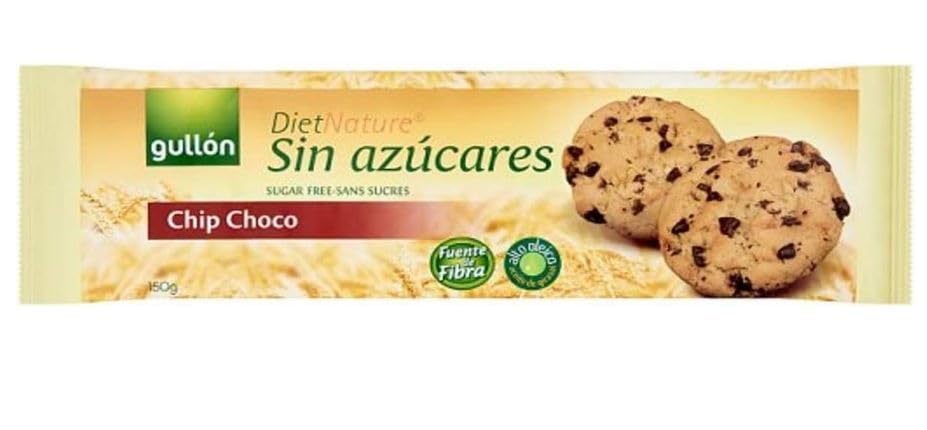 Gullon Diet Nature Galletas de chispas de chocolate sin azúcar 5.29 oz