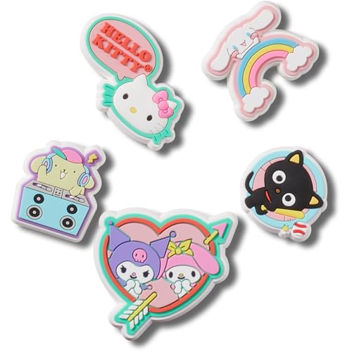 Image of Crocs Jibbitz Characters Hello Kitty 5-Pack One Size