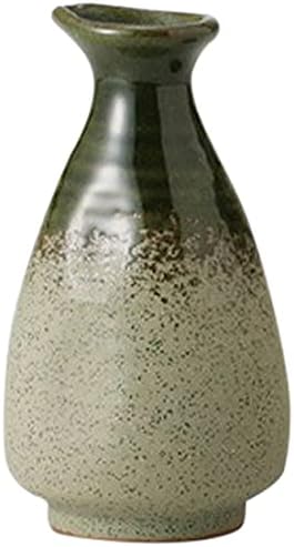 Set of 5 Wakakusa Oribe Ichigaokuri [2.7 x 4.7 inches (6.9 x 12 cm), 6.9 fl oz (175 cc), 4.9 oz (140 g), Sake Pot, Restaurant, Restaurant, Commercial Use, Japanese Tableware, Restaurant