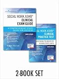 Social Work ASWB Clinical Exam Guide and Practice Test, Second Edition Set - Includes a Comprehensive Study Guide and LCSW Practice Test Book with 170 Questions, Free Mobile and Web Access Included