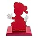 Kurt S. Adler Kurt Adler Minnie Mouse Stocking Holder Strumpfhalter, Metall, Kunststoff, Farbe/Glimmer, Pink, 5in