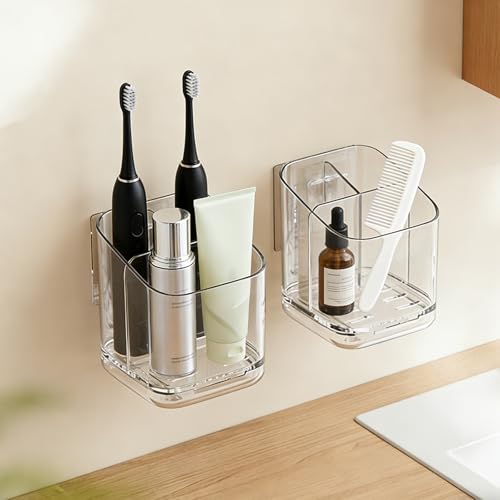 Toothbrush Storage Rack, Detachable Toothbrush Holder, for Bathroom