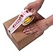 LLPT Packing Tape with Fragile Print 1.88” x 65 Yards Each 4 Pack Heavy Duty High Viscosity Safety Sealing on All Box Types for Shipping Moving Mailing Boxes (FL4860WT04)