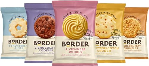 Border Biscuits Variety Pack Gift Set Hamper, 30 Biscuits (3 Packs of Five Different Blends, Each Pack 2 Biscuits) in StormBrew Gift Box - Image 2