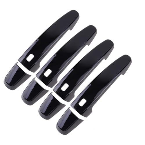 �O���h�A�n���h���J�o�[ Compatible With Chevrolet For Impala 2013 2014 2015 2016 2017 2018 2019 2020 �h�A�n���h���J�o�[�g�����L���b�v 1�Z�b�g ����u���b�N�T�C�h ABS