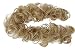 PRETTYSHOP XXXL Hairpiece Hair Wrap Scrunchie Scrunchy Updos, VOLUMINOUS, Curly Messy Bun, Bleach blonde # 27/613 HW1