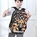 senya Dog Backpack for Boys Girls, American Flag German Shepherd Dog Backpack Students Bookbag Daypack for School Primary Teens, A01E23034