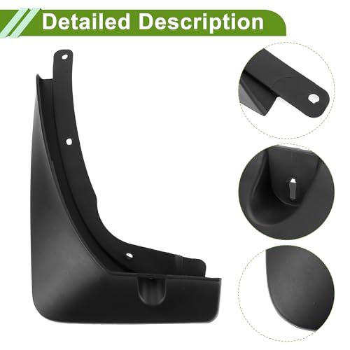 Image of Mud Flaps Splash Guards for Maserati Levante 2018-2023 Front and Rear Mud Guards 1 Set