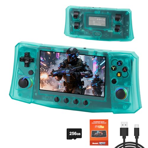 2025 New R50 Retro Handheld Game Console, 50000 Preloaded Games,