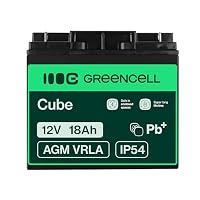 Green Cell AGM 12V 18Ah VRLA Bleiakku für Kassen, Waagen, Kinderspielzeug – Ansicht 2