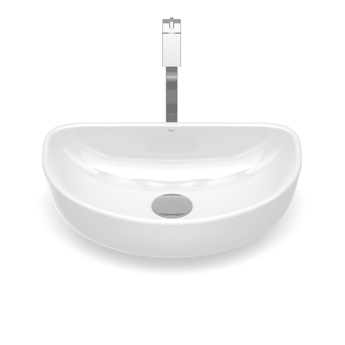 Roca A327C10000 Porcelana umywalka na blacie, Optica 450x300x130, Kolor Biały