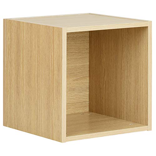 Hartleys Oak Effect Vinyl Record Storage Box - Choice Of Size