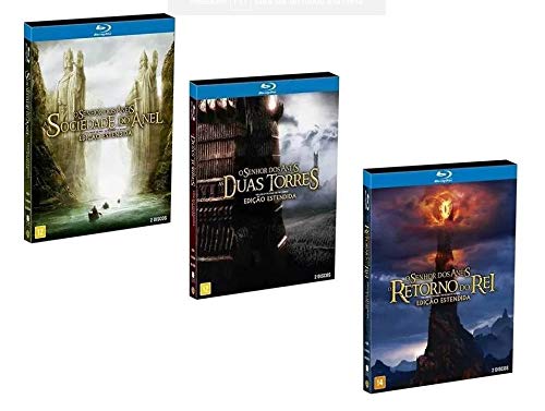 Trilogia Senhor dos Anéis Blu-ray Edição Estendida 6 Discos