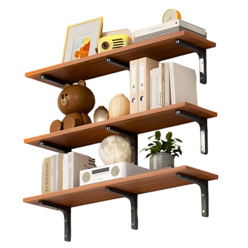 Étagères flottantes à 3 niveaux pour optimiser vos murs encombrés avec style