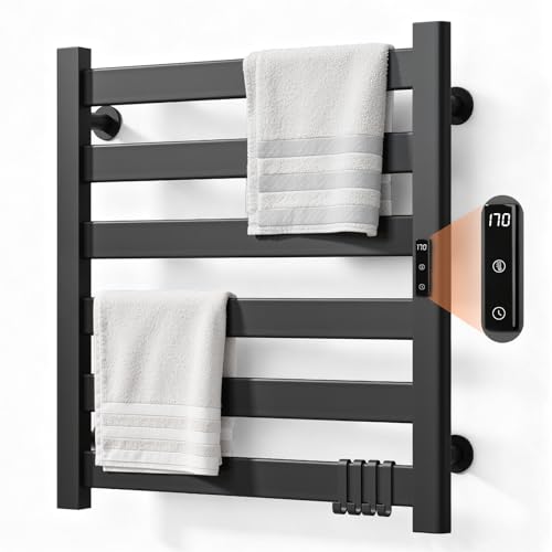 Heated Towel Rack for Bathroom - 6 Bars Towel Warmer